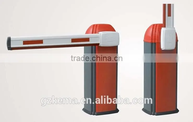 automatic boom barrier gate with rubber on boom