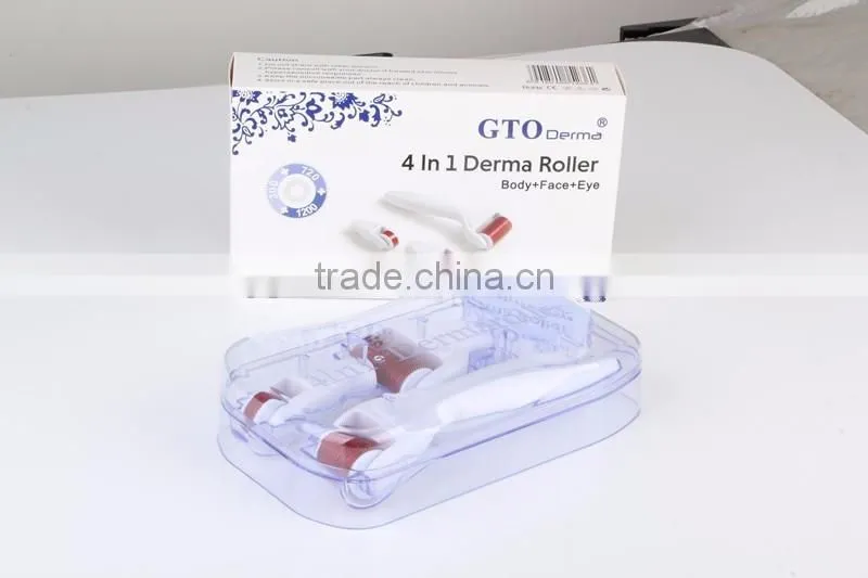 Mesotherapy 300/720/1200 needle 4 in 1derma roller with Medical CE