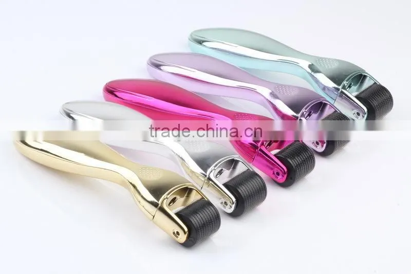 600 needles head changeable derma meso roller,micro needle mesotherapy derma roller -L013