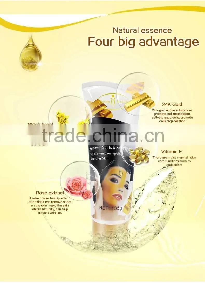 Best Selling Blackhead 24K Gold Peel-Off Mask For Acne and Spots