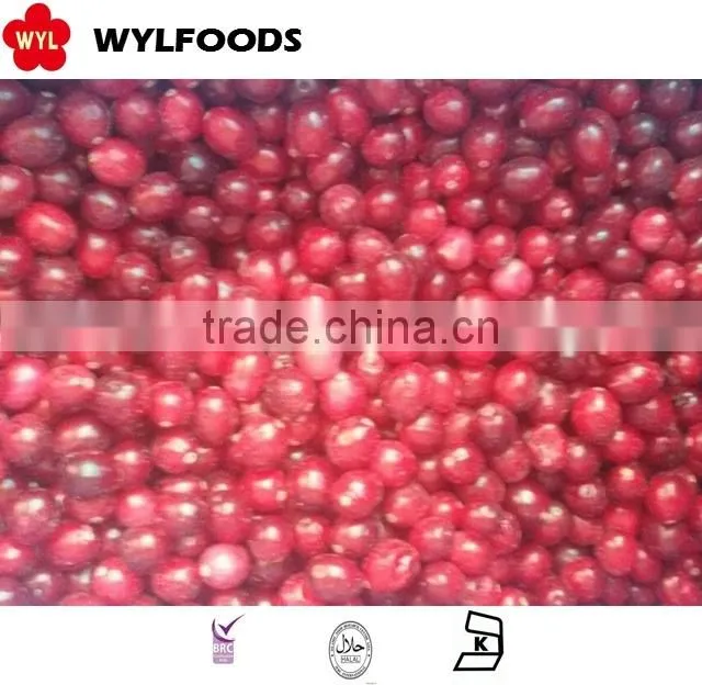 IQF price of frozen cranberry grade A