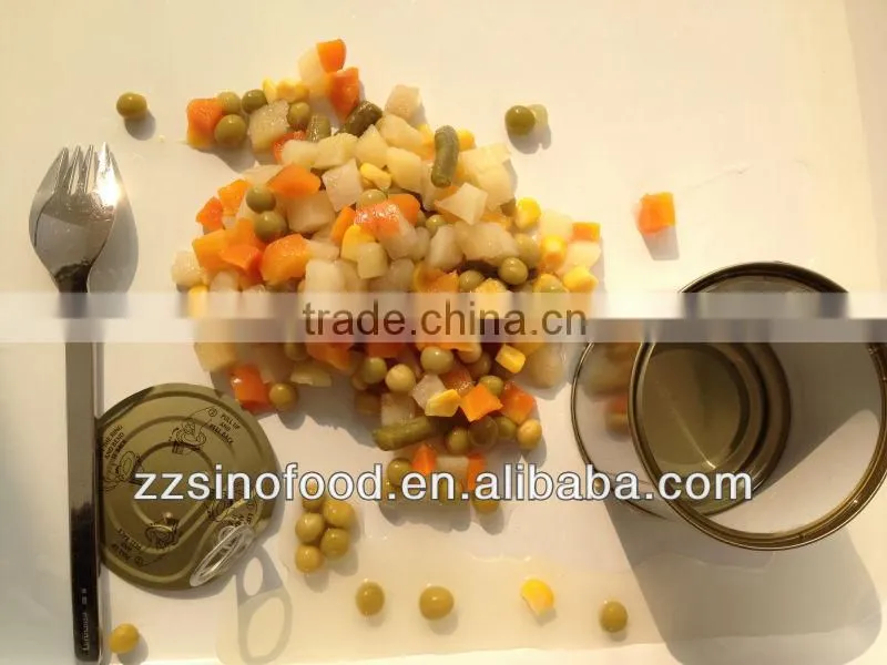 Canned Mixed Vegetable Canned Food Factory in China
