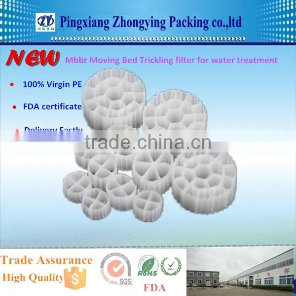 China Hot Sale MBBR media water treatment filter media(10.11.12.16.25mm)