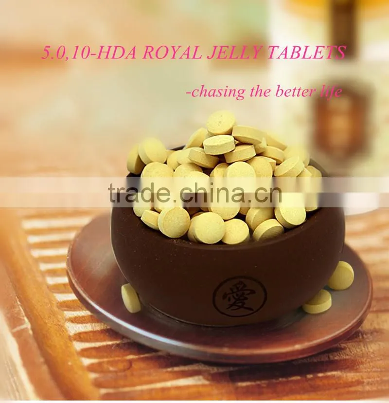 Fresh Activily 5.0 10-HDA Royal Jelly Tablet Of Royal Jelly Extract With Excellent Quality
