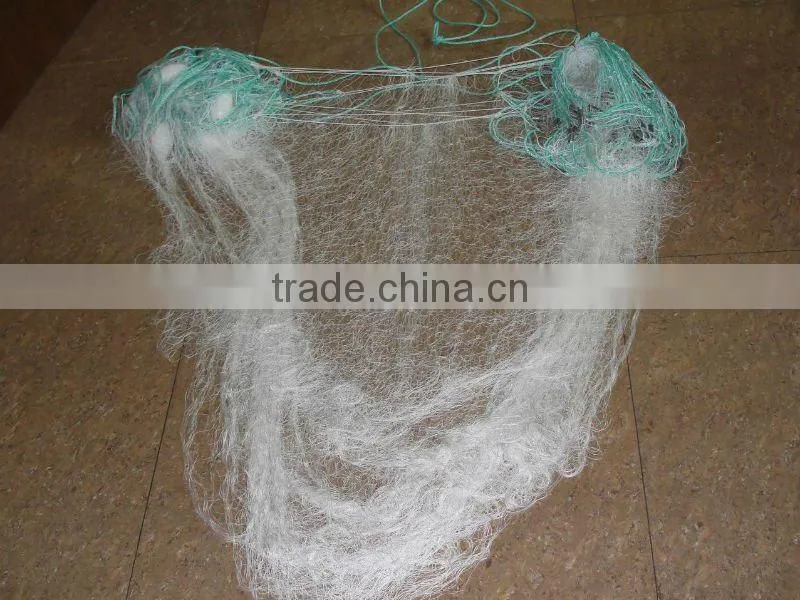 Single layer three layers nylon monofilament gill net