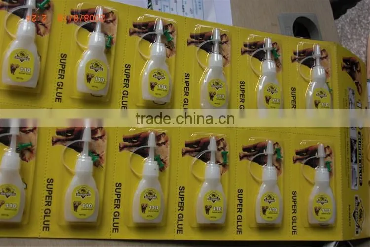 Hot selling cheap super glue for shoes/plastic/rubber/glass/metal/wood