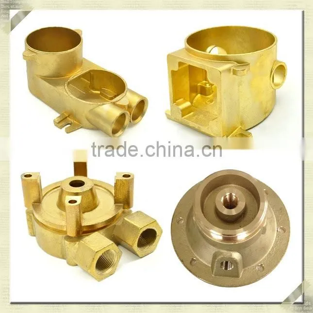 Precision lost wax investment casting Robot brass casting
