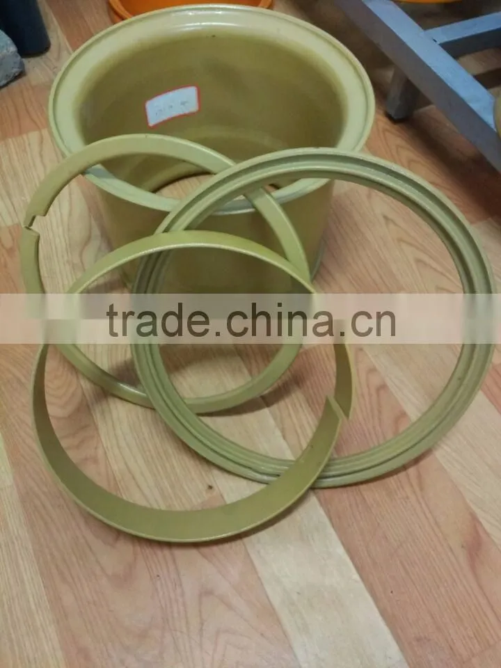 Polished Forklift Truck Wheel 6.50-10 with Side Ring Made in China