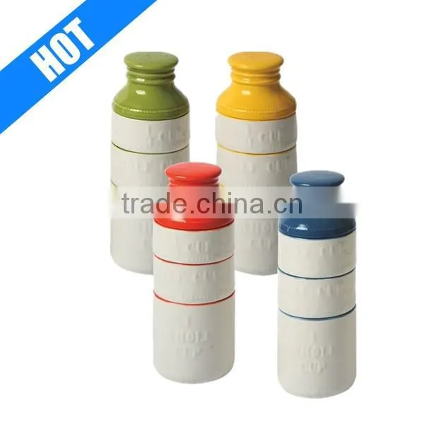 Cute Ceramic Porcelain Measuring Cups For Gift