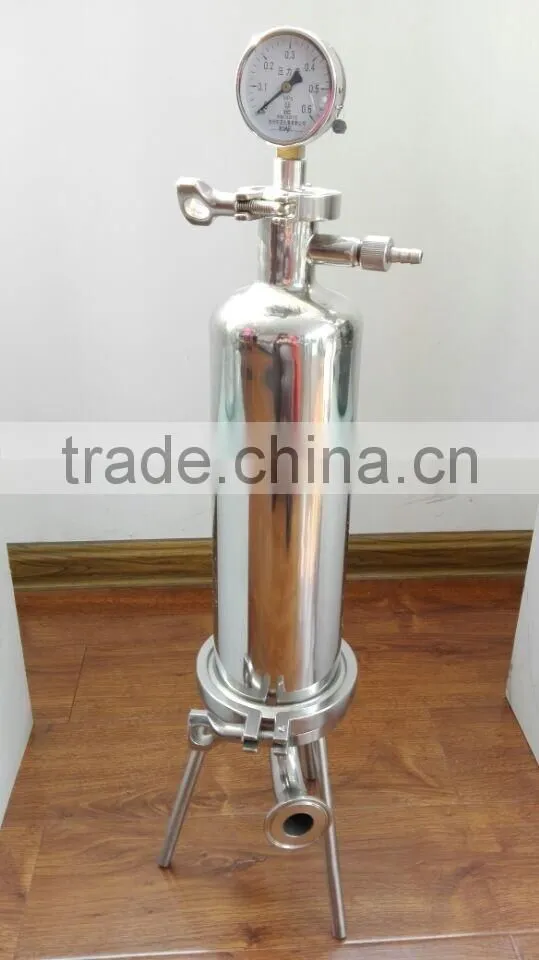 Sanitary Stainless Steel Apple Juice Filter,membrane filter housing wine
