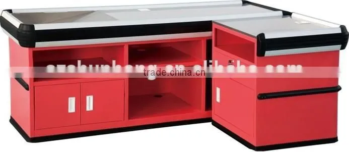 Large supermarkets Cash Counter,checkout desk,Retai checkout counter