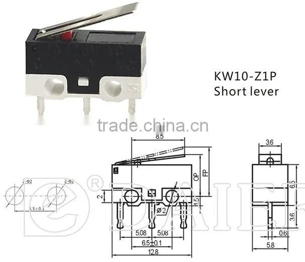 KW10 Subminiature micro swich