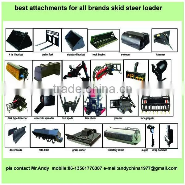 skid loader attachment pallet fork (skid loader attachment,bobcat attachment,attachment)