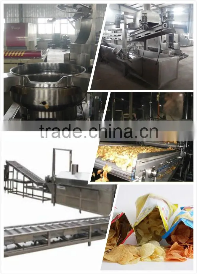 China industrial potato chips processing machine potato chips production line