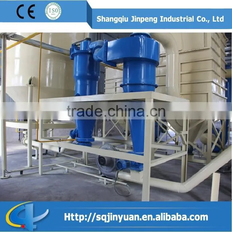 Crude carbon black to refined carbon black recycling machine with saving energy