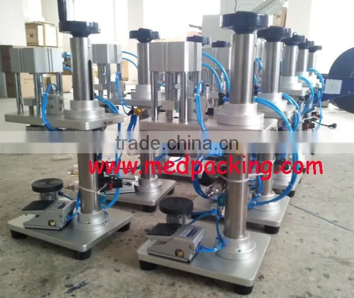 PPC-20 Pneumatic Perfume Cap Crimping Machine for perfume bottle