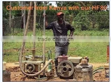 Hot sale in Africa!!!HF80 economical&practical water well drilling rigs