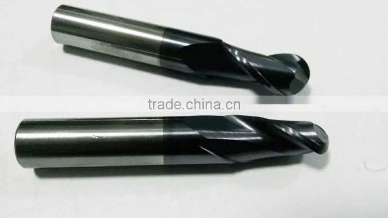 Two flutes ball nose end mill tungsten carbide dia6.0mm and 8.0mm end mill