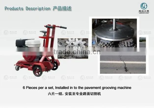 Notched Style Carbide Inserts for building field