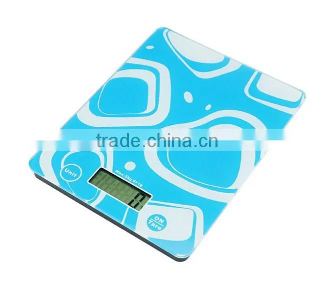 Glass type Digital kitchen balance 5kg