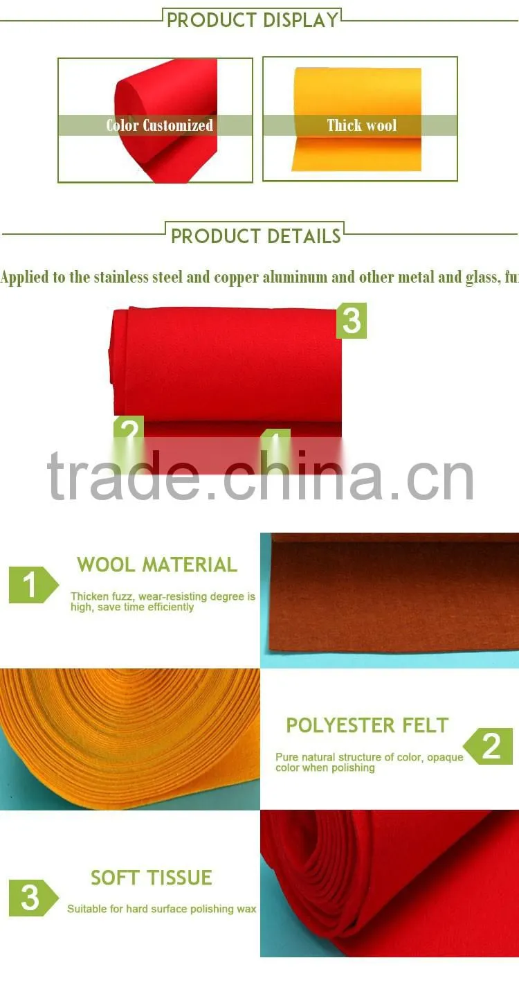 First-Rate quality Colored Garment polyester felt roll