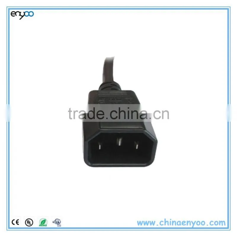 CPU/PDU C13 to C14 Power Cord - Black Cable