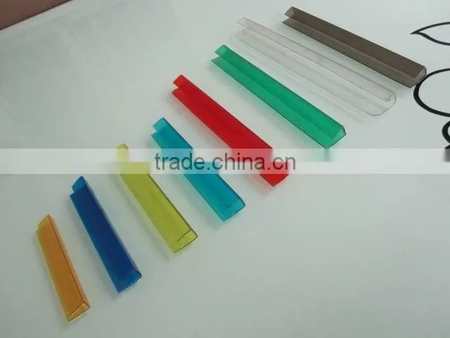 Polycarbonate End Cap For Polycarbonate hollow sheet