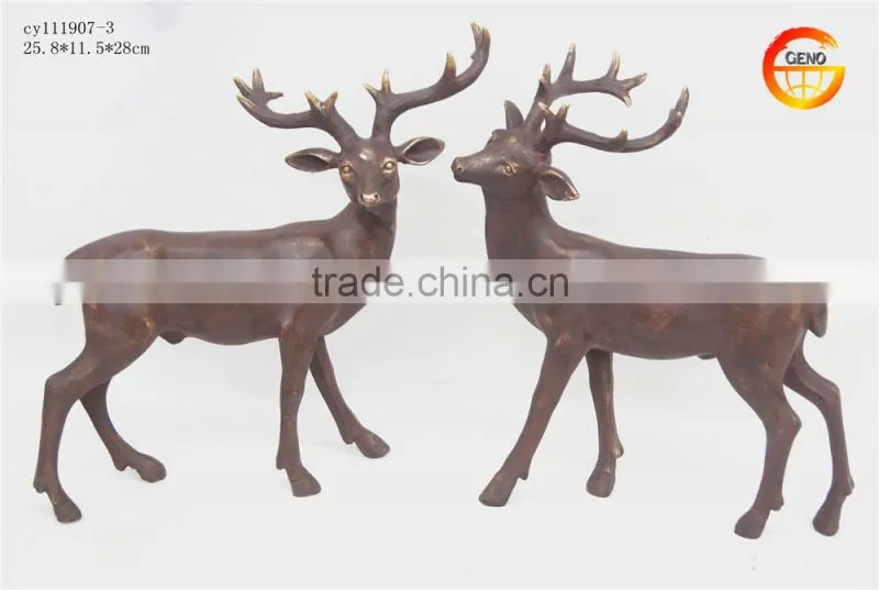 Hot selling resin deer animal statue