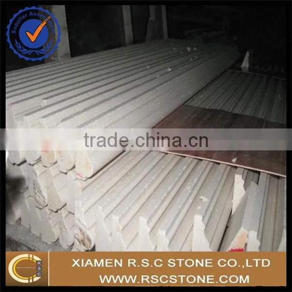 beige round marble column