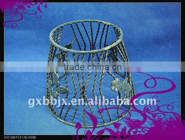 Black metal wire tower stand christmas crafts