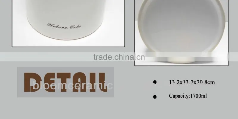 Wholesale decal coffee canister