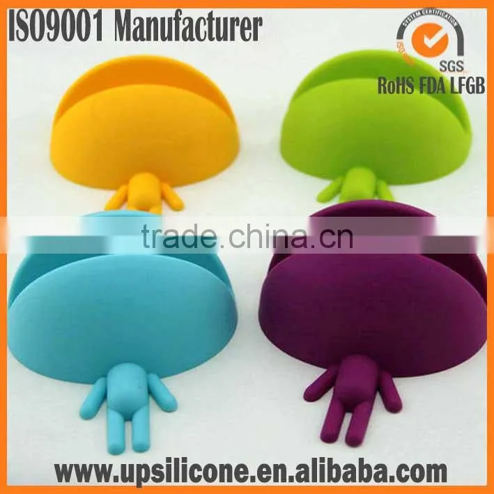 2014 Creative mouth design anti-slip silicone cell mobile phone holder funny cell phone holder for desk