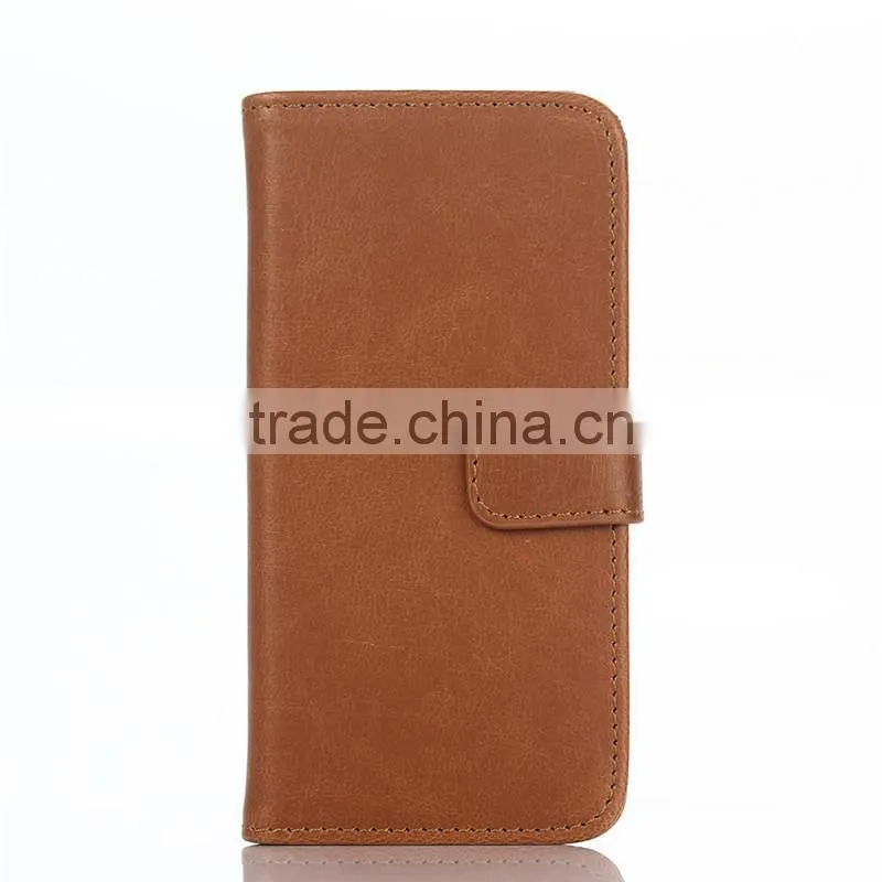 High quality crazy-horse PU card bumper/pocket cell phone case for Iphone