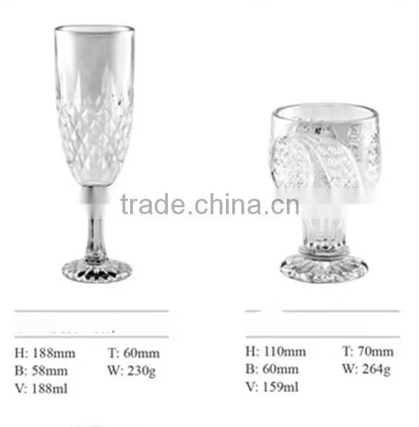 2014 Hot Selling Unique Wine Glass