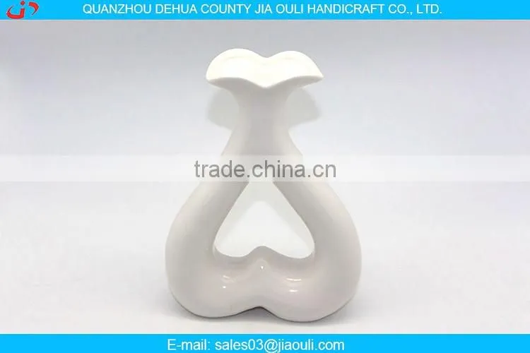 2016 hot sale grey small ceramic flower vase
