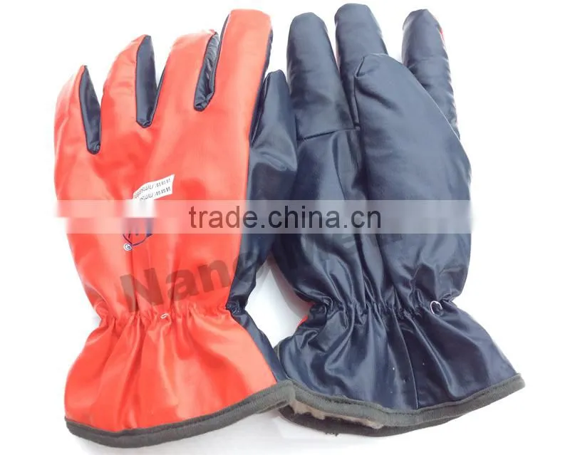 NMSAFETY polar liner nitrile impregnated gloves/warm driving gloves/ski glove