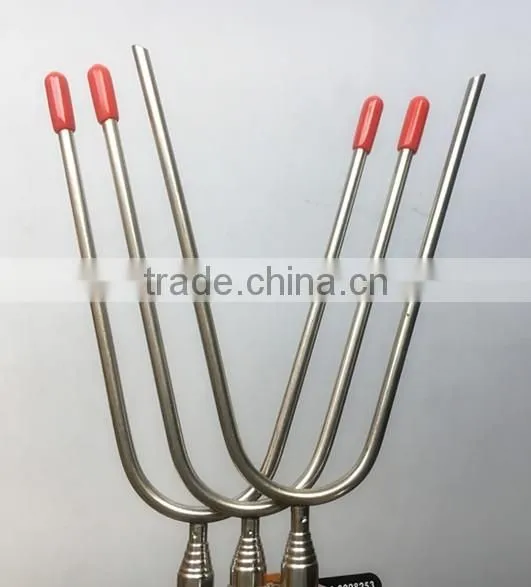 Extendable BBQ Fork plastic and stainless camping fork extends to 86cm
