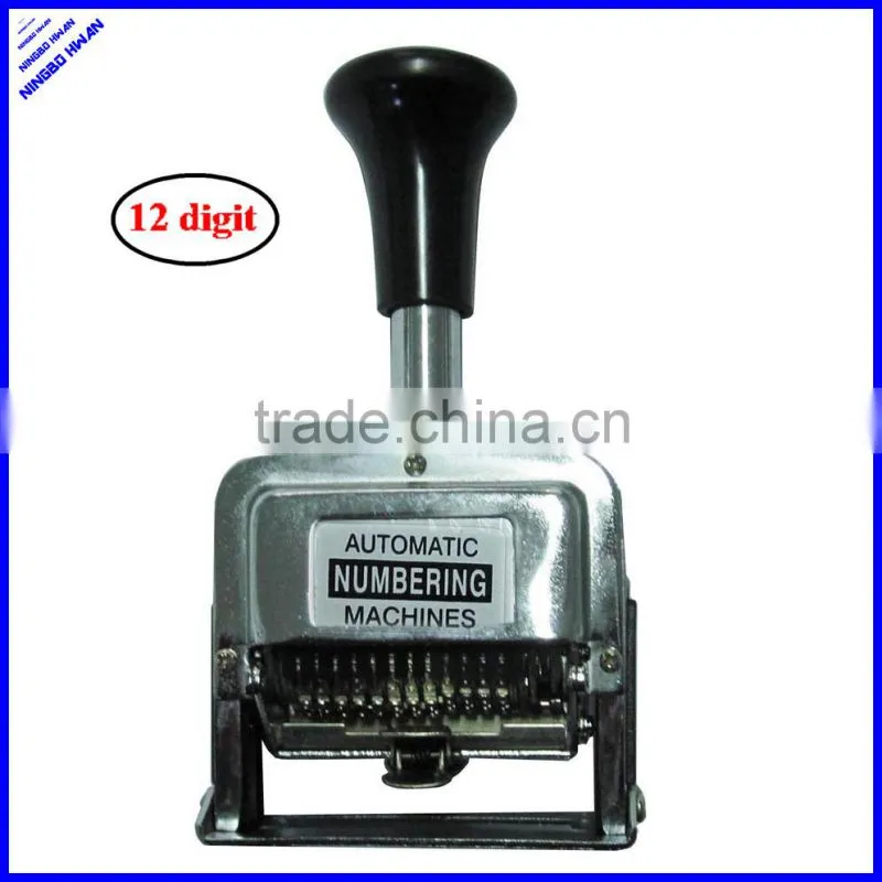 office self-ink automatic hand press numbering machine