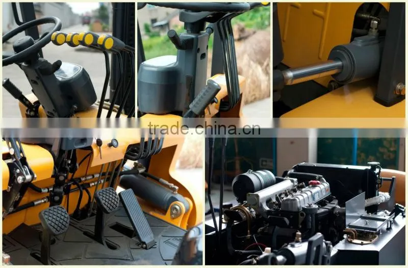3.5Ton 6000mm Triplex Full Free Mast Diesel Forklift with Automatic Transmission For Factory