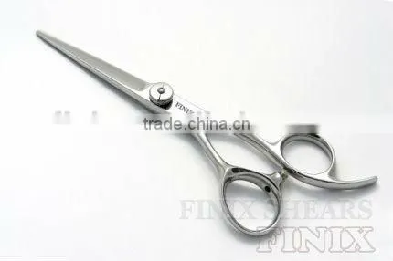 Fashion Design Screw with Gem & 3D-Grip Hairdresser Thinning Scissors