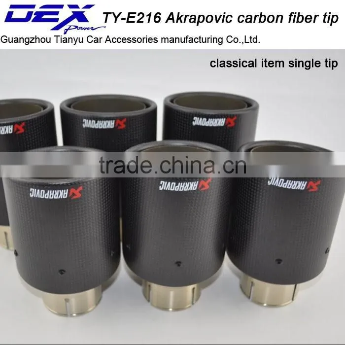 exhaust tip Akrapovic carbon fiber exhaust pipe for all car