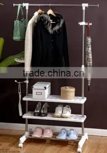 Home accessories aluminum multi-purpose drying racks folding telescopic racks wall mounted clothes hanger rack