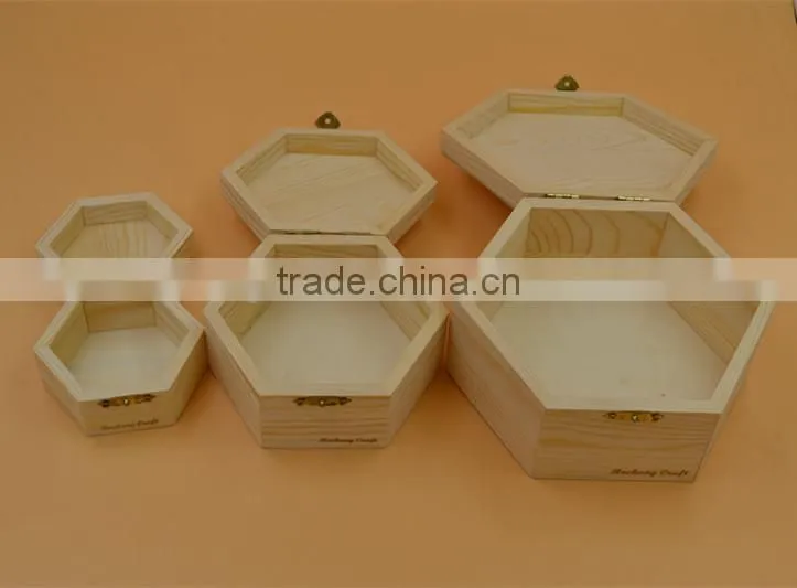 2015 newest top quality wood storage box in diversity shap
