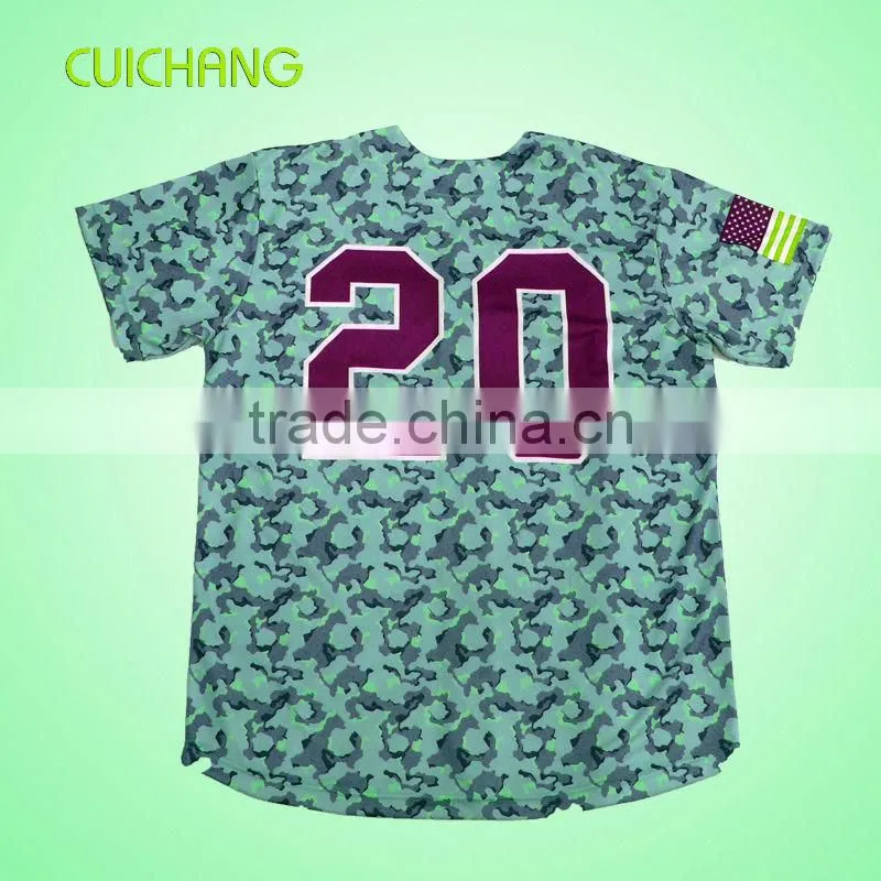 camo baseball jersey