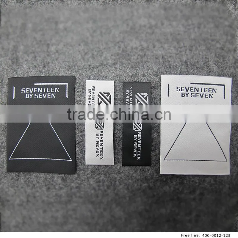 Overlock Custom Garment Woven Label