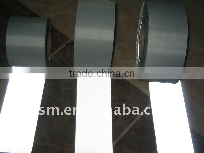 silver reflective fabric tape for garments