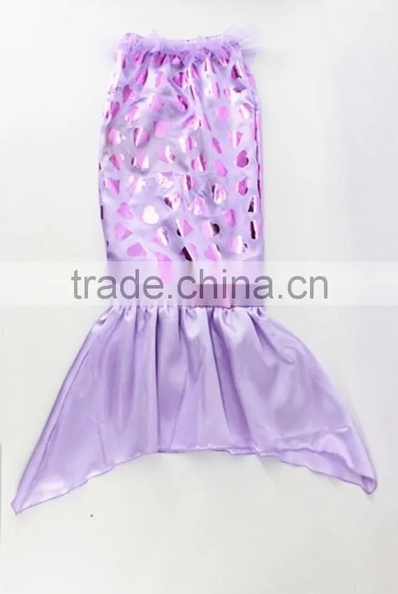 Mermaid Tails for Swimming purple fish scale mermaid swimsuits bathing suit with Monofin