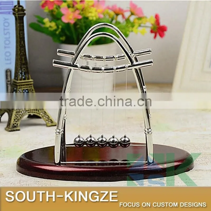 Oval Metal Kinetic Newton's Cradle, Theorem of Momentum Instrument