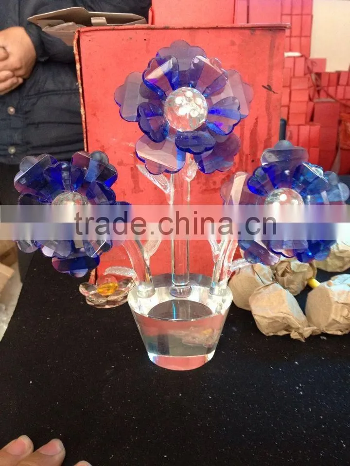 Crystal Rose Flower for Wedding Souvenir or Gift