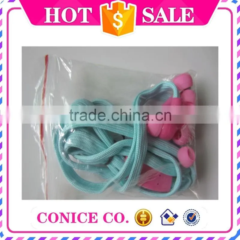 high quality noise cancelling function balance armature shoelace earphone with mic